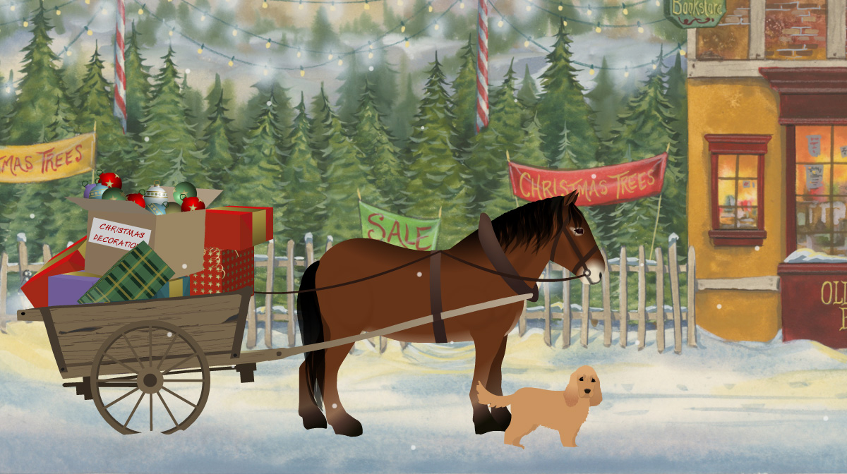 The Christmas Pony Jacquie Lawson ecards