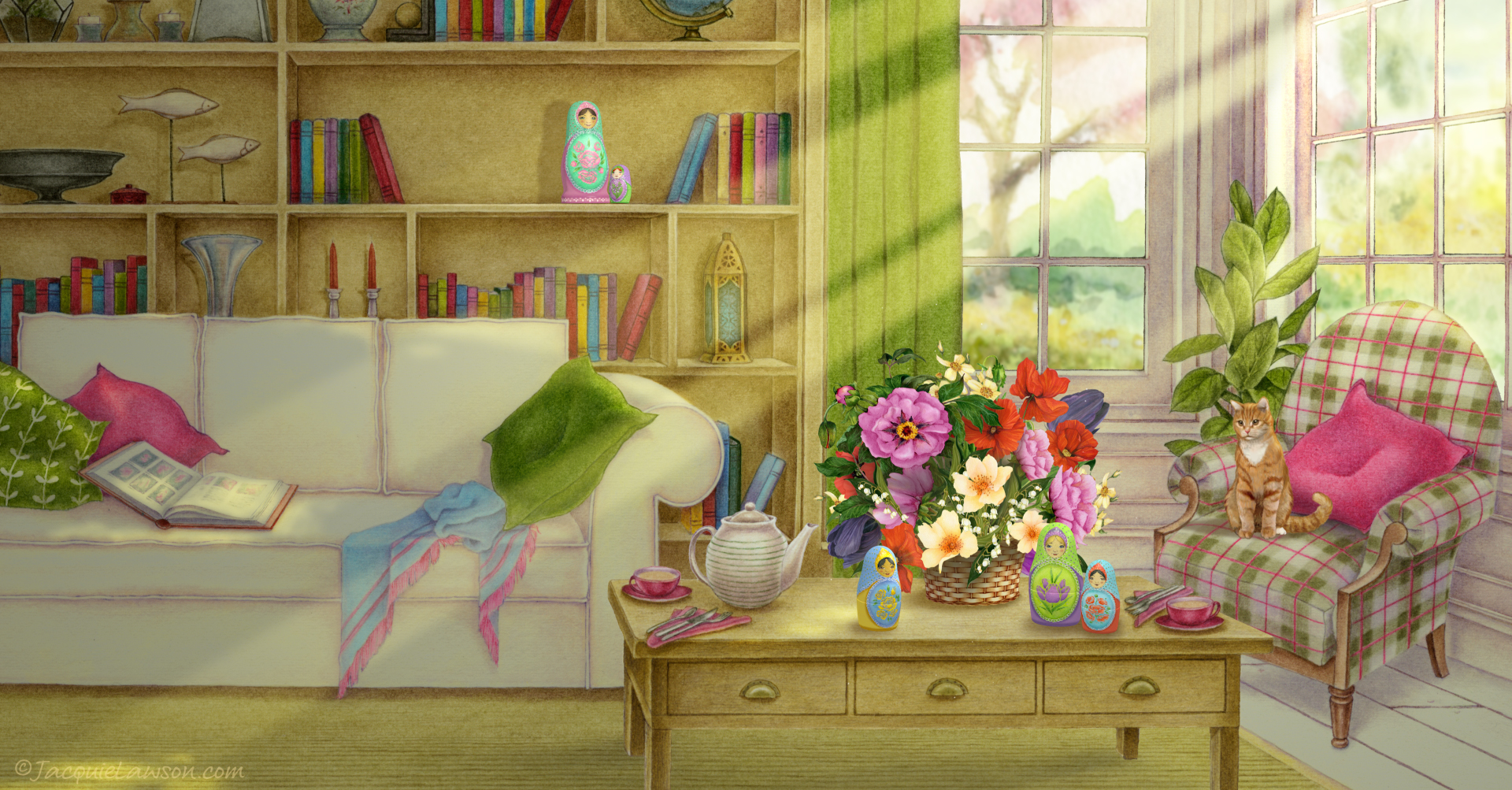 Matryoshka Magic Jacquie Lawson ecards