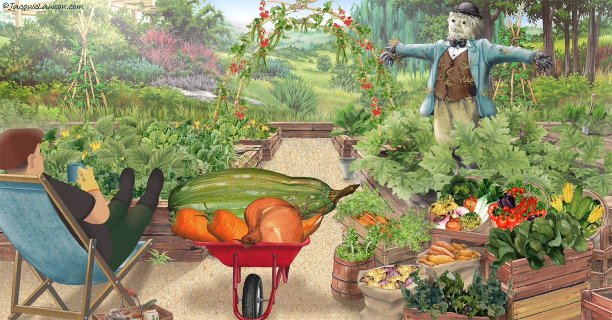 The Diligent Gardener Jacquie Lawson ecards