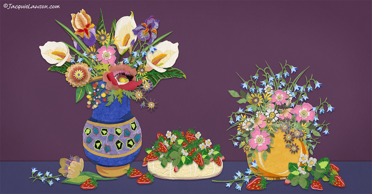 Paper Posy Jacquie Lawson Cards