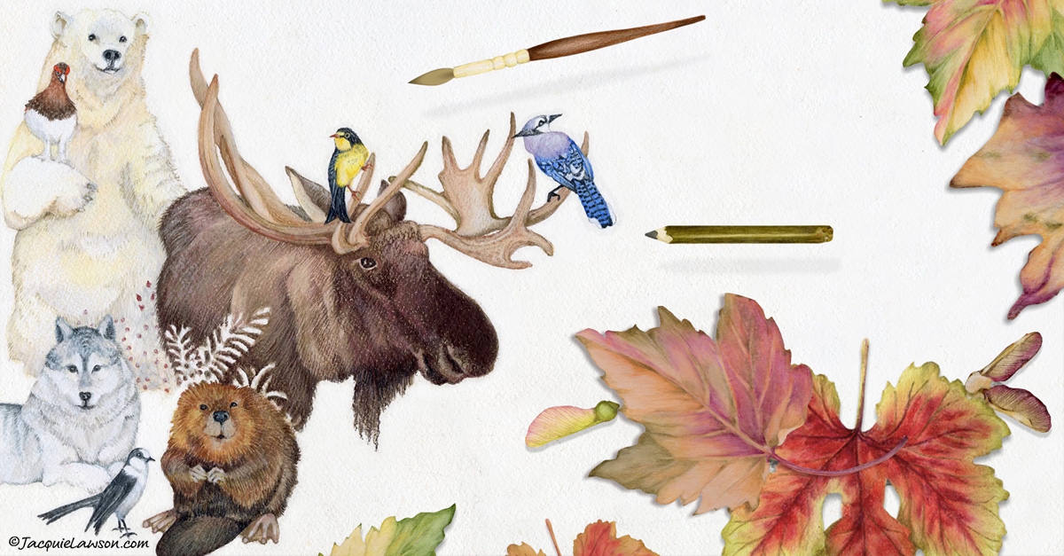 Canadian Wildlife Jacquie Lawson Cards