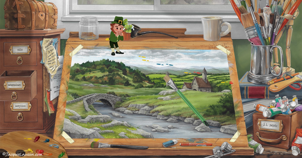 An Irish Landscape Jacquie Lawson ecards