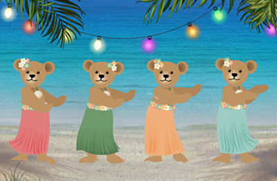 Hula Teddies