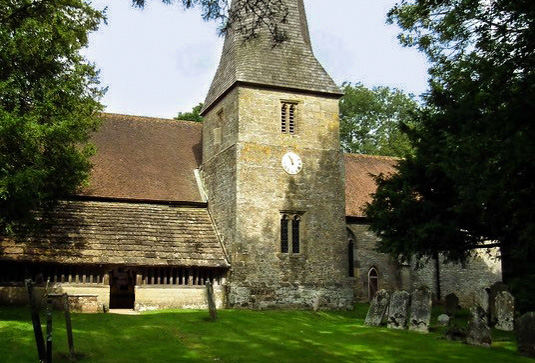 The church of St Laurence